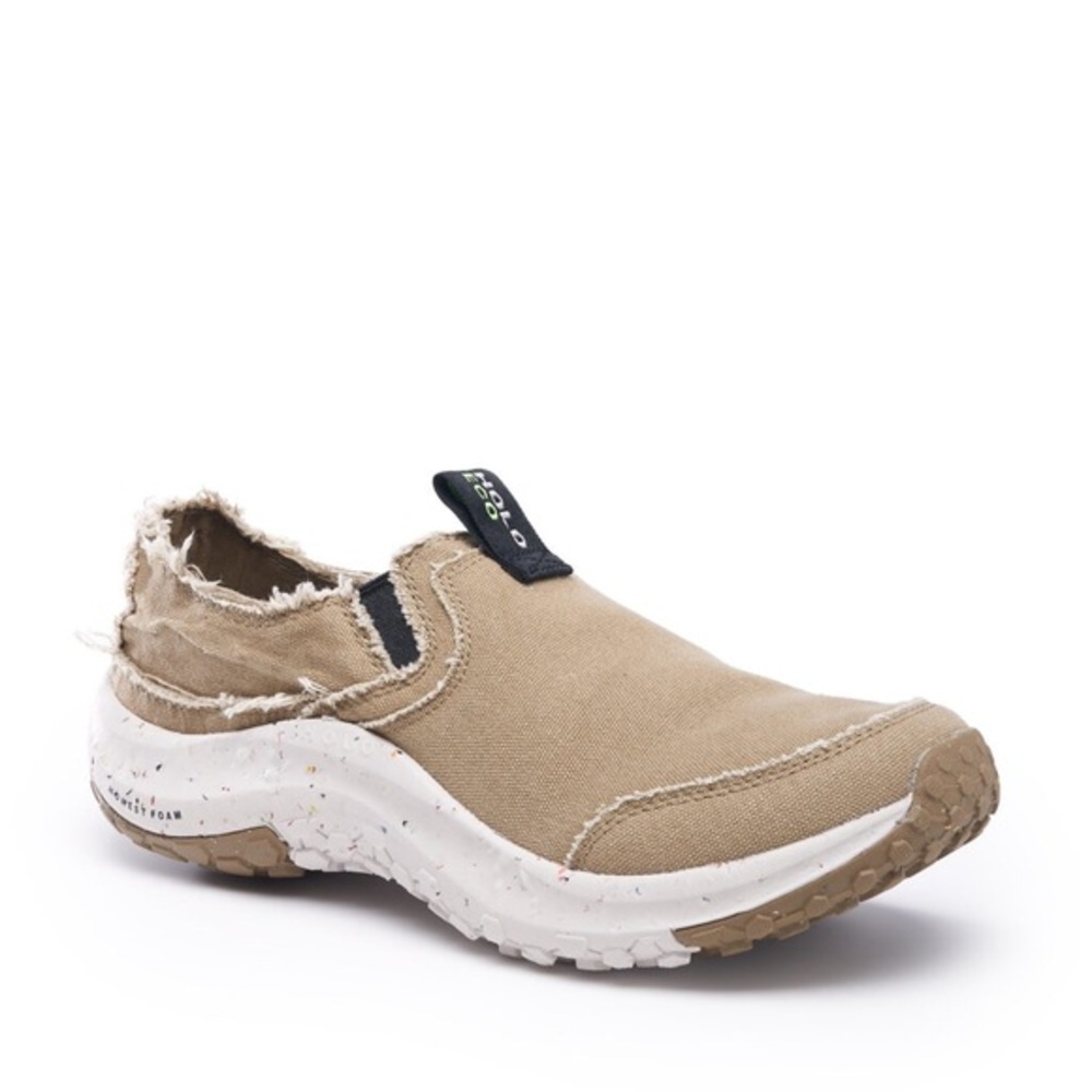 Men's‎ Holo Canvas Lightweight Casual comfort Athena Slip-on Moc Tan Coyote